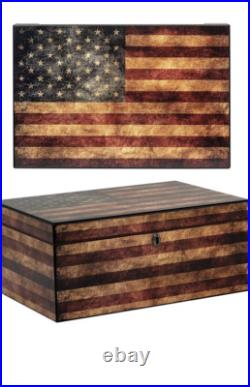 Humidor 1776 Old Glory 100 Cigar New