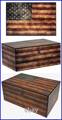 Humidor 1776 Old Glory 100 Cigar New