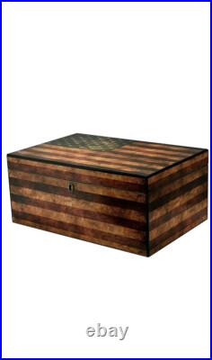 Humidor 1776 Old Glory 100 Cigar New