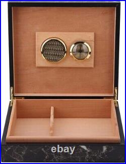 Humidor 20-50 cigars case Portable box Moisturizing Hygrometer humidification