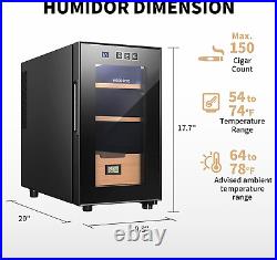 Humidor 23L with Cooling and Heating Temperature Control System, Electric Cooler