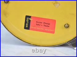 Humidor Cigar Antique Reuge Devil Musical Swiss Onyx Silver Box Storage Tobacco