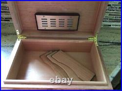 Humidor Cigar Box By Cuesta-Rey Limited Edition Burl Wood Clear coat Finish NIB