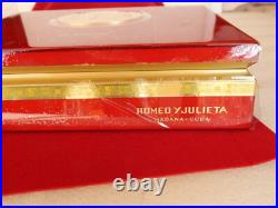Humidor Romeo Y Julieta Empty Cigar Box Mint Condition 20 Dianas