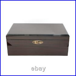 Humidor St Dupont 001297 for 100 cigars box humidifier wooden case hygrometer