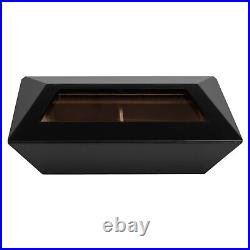 Humidor Supreme Aria Cigar Humidor Wood Box, 40-80 Cigar Storage, Modern Design