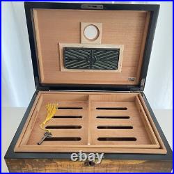 Humidor Supreme Cigar Humidor Wood Box Adirondack Spanish Cedar 100 Cigars