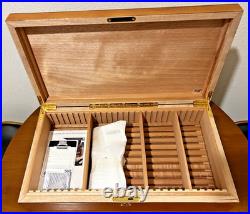 Humidor Supreme Dorado Cigar Humidor Applewood Finish Brand New In Box
