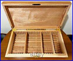 Humidor Supreme Dorado Cigar Humidor Applewood Finish Brand New In Box