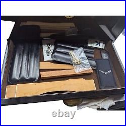 Humidor Supreme Limited Edition Cigar Humidor Box With Hygrometer & Accessories