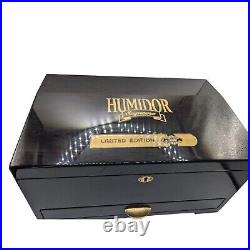 Humidor Supreme Limited Edition Cigar Humidor Box With Hygrometer & Accessories