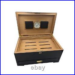 Humidor Supreme Limited Edition Cigar Humidor Box With Hygrometer & Accessories