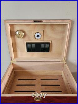 Humidor Supreme Medici Premium Cigar Humidor Cedar Wood Box -300Ct Cigar Storage Humidor Supreme Medici Premium Cigar Humidor Cedar Wood Box -300Ct Cigar Storage