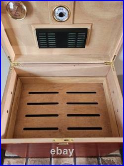 Humidor Supreme Medici Premium Cigar Humidor Cedar Wood Box -300Ct Cigar Storage Humidor Supreme Medici Premium Cigar Humidor Cedar Wood Box -300Ct Cigar Storage