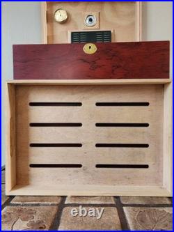 Humidor Supreme Medici Premium Cigar Humidor Cedar Wood Box -300Ct Cigar Storage Humidor Supreme Medici Premium Cigar Humidor Cedar Wood Box -300Ct Cigar Storage