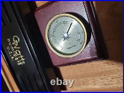 Humidor With G WATTS USA Wood Lined 10 1/4x8 3/4x4 1/2 Cigars Cherry Color
