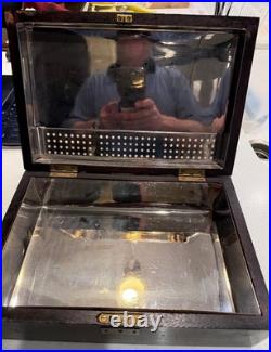 Humidor cigar box vintage antique