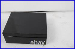 Italian Made Dark Wood Modello Depositato Santoro Cigar Humidor