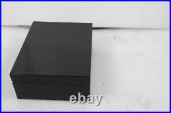 Italian Made Dark Wood Modello Depositato Santoro Cigar Humidor