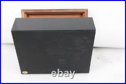 Italian Made Dark Wood Modello Depositato Santoro Cigar Humidor