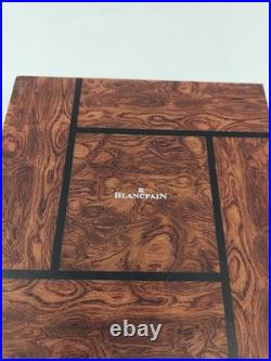 JB Blancpain Wooden Watch Box Display Case Humidor Style No Cushion Read