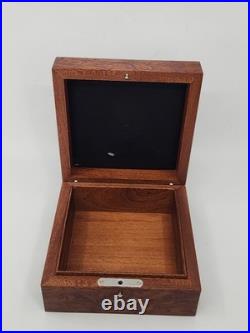 JB Blancpain Wooden Watch Box Display Case Humidor Style No Cushion Read