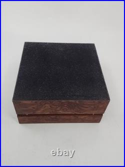 JB Blancpain Wooden Watch Box Display Case Humidor Style No Cushion Read