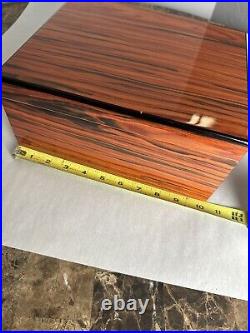 J. C. Newman Cigar Company Saxson Humidor Wood Box See Description