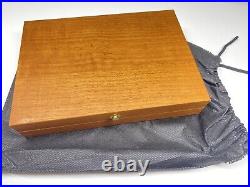 Jaeger lecoultre x adorini cedar wood humidor cigar box