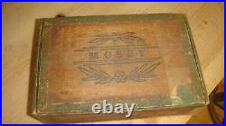 John Singleton Mosby, The Grey Ghost, Vintage Wooden Cigar Box