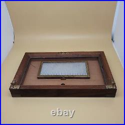 LARGE Vintage Dunhill Wood Cigar Humidor Box 13.5 NEEDS RESTORATION READ