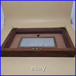 LARGE Vintage Dunhill Wood Cigar Humidor Box 13.5 NEEDS RESTORATION READ