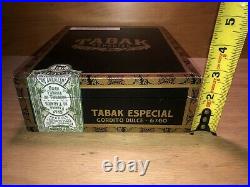 LOT x16 Drew Estate Tabak 8.75x7.25x2.5 SOLID WOOD Cigar Box Humidor Empty