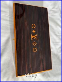 LOUIS VUITTON Cigar Humidor caramel LV Coffret de Voyage without box