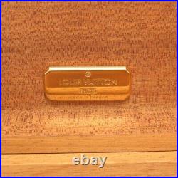 LOUIS VUITTON Monogram Cigar Case Humidor Box M58565 from japan 0046