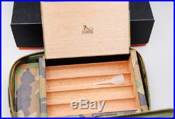 LUBINSKI humidor box with lighter cutter hole puncher best for gift