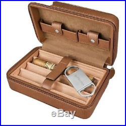 La Palina Leather Cigar Travel Case Humidor Brand New in box