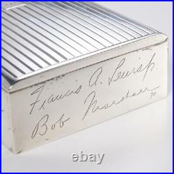 La Pierre Sterling Silver Cigarette Cigar Box Humidor 6 X 3 1945 Vintage