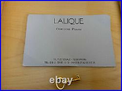 Lalique Crystal Madrona Vintage Cigar Humidor Box Excellent Condition
