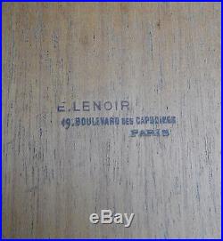 Large Antique English Hunting Scene Cigar Box / Humidor Paris Retailer c. 1900