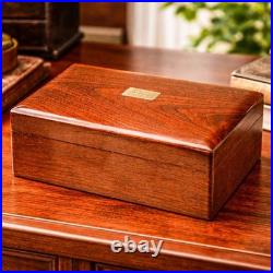 Large Vintage Mid Century Modern MCM Wood Humidor Box