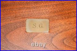 Large Vintage Mid Century Modern MCM Wood Humidor Box