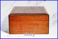 Large Vintage Mid Century Modern MCM Wood Humidor Box