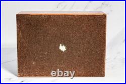 Large Vintage Mid Century Modern MCM Wood Humidor Box