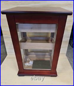 Large Wooden Cigar Humidor Box With Glass