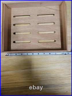 Large Wooden Cigar Humidor Box With Glass