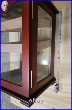 Large Wooden Cigar Humidor Box With Glass