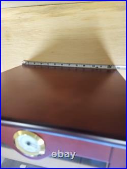 Large Wooden Cigar Humidor Box With Glass