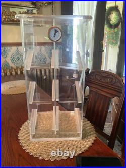 Large humidor cigar acrylic display case