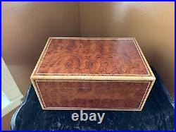 Large humidor cigar box